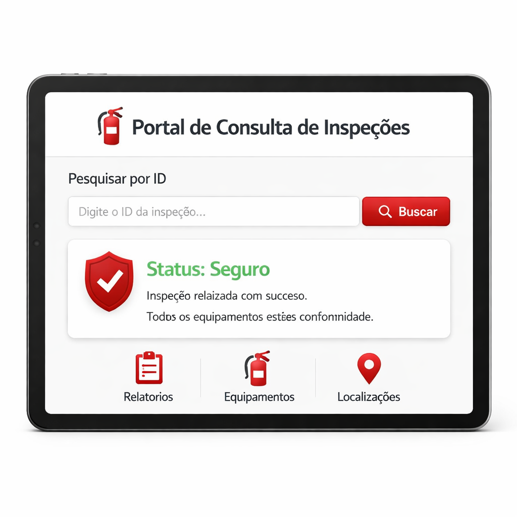 Consulta Pública de Inspeções Realizadas por QR CODE