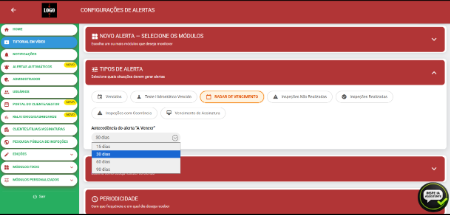 Alertas Automáticos (E-mail e App)